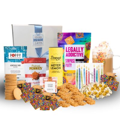 Birthday Cheers Gift Box – Celebrate with NC-Made Treats & Luxe Drink Cubes