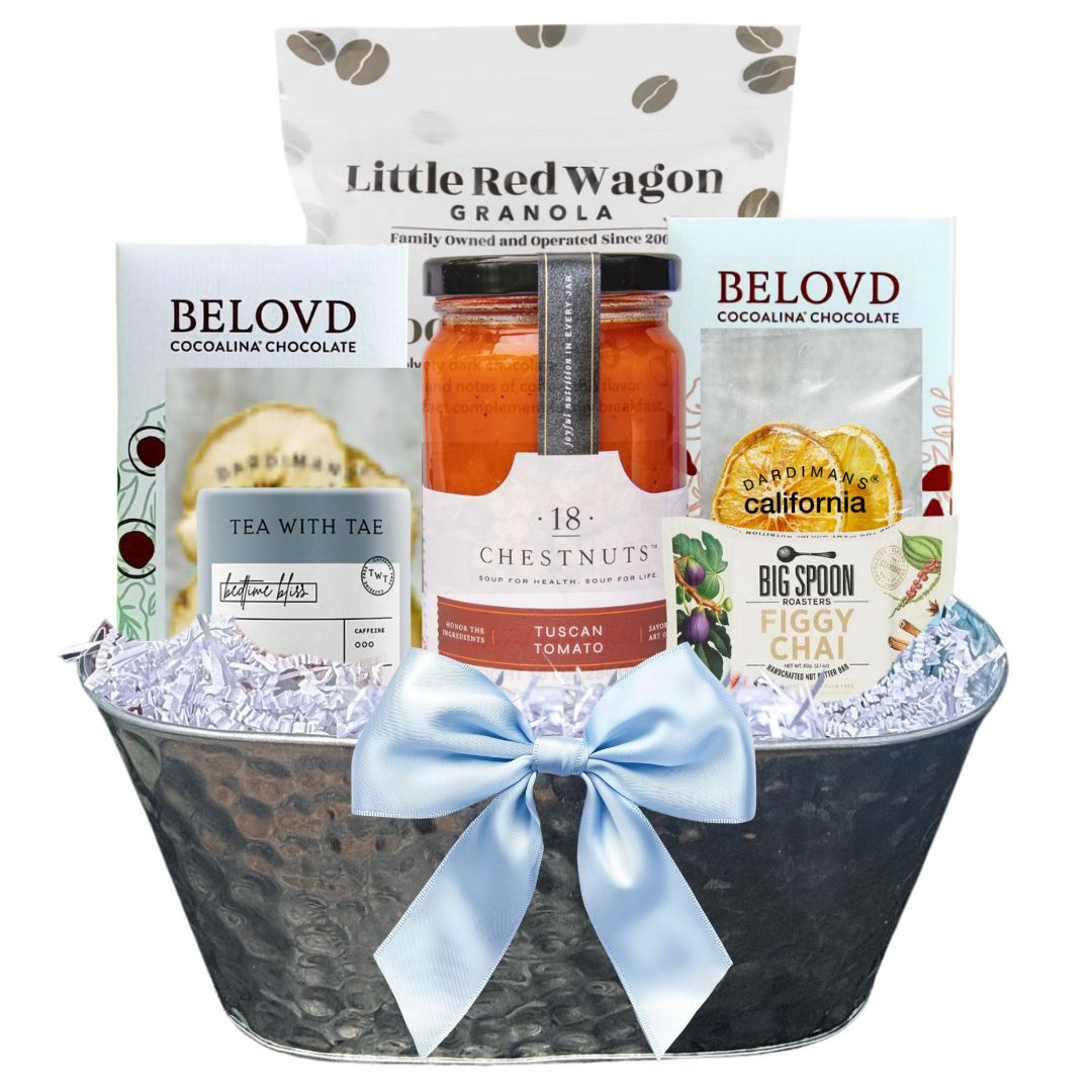 Healthy Indulgence Gift Set – NC Artisan Snacks + Herbal Tea