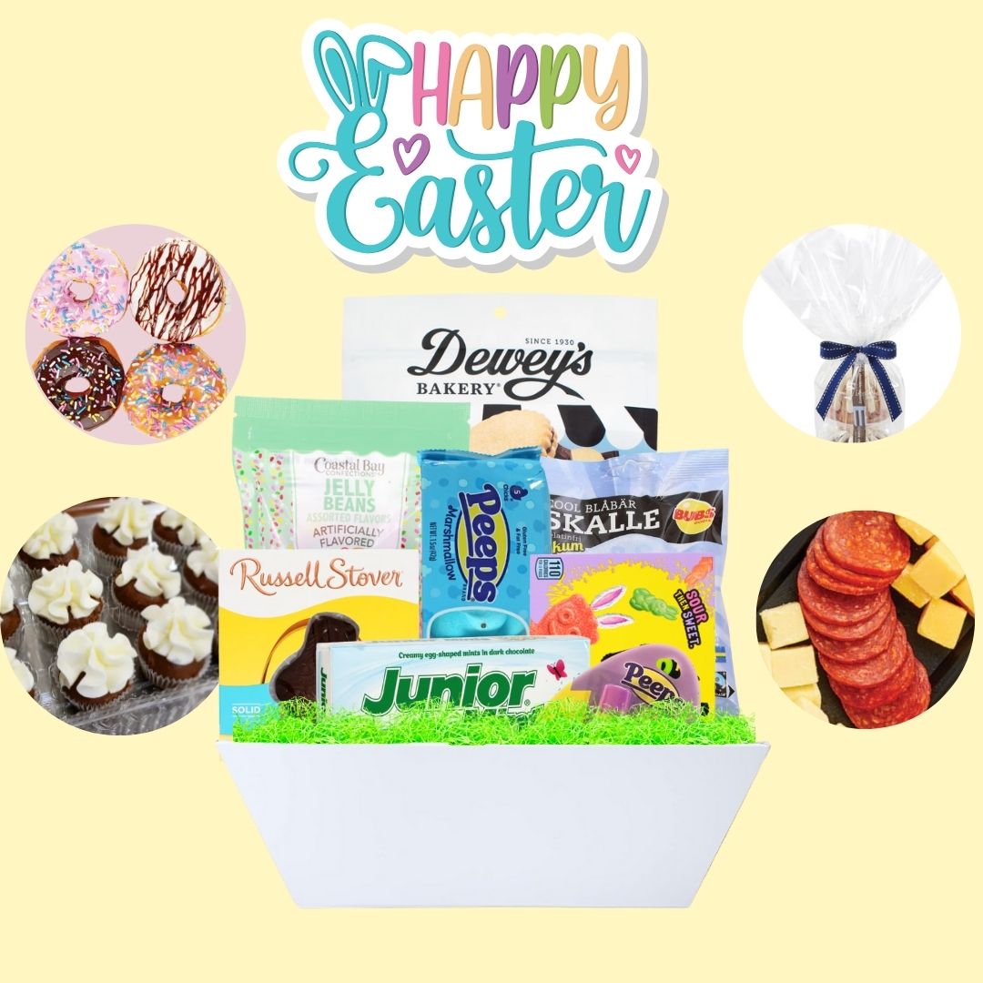 Tar Heel Easter Basket – UNC Student Gift with Local NC Treats