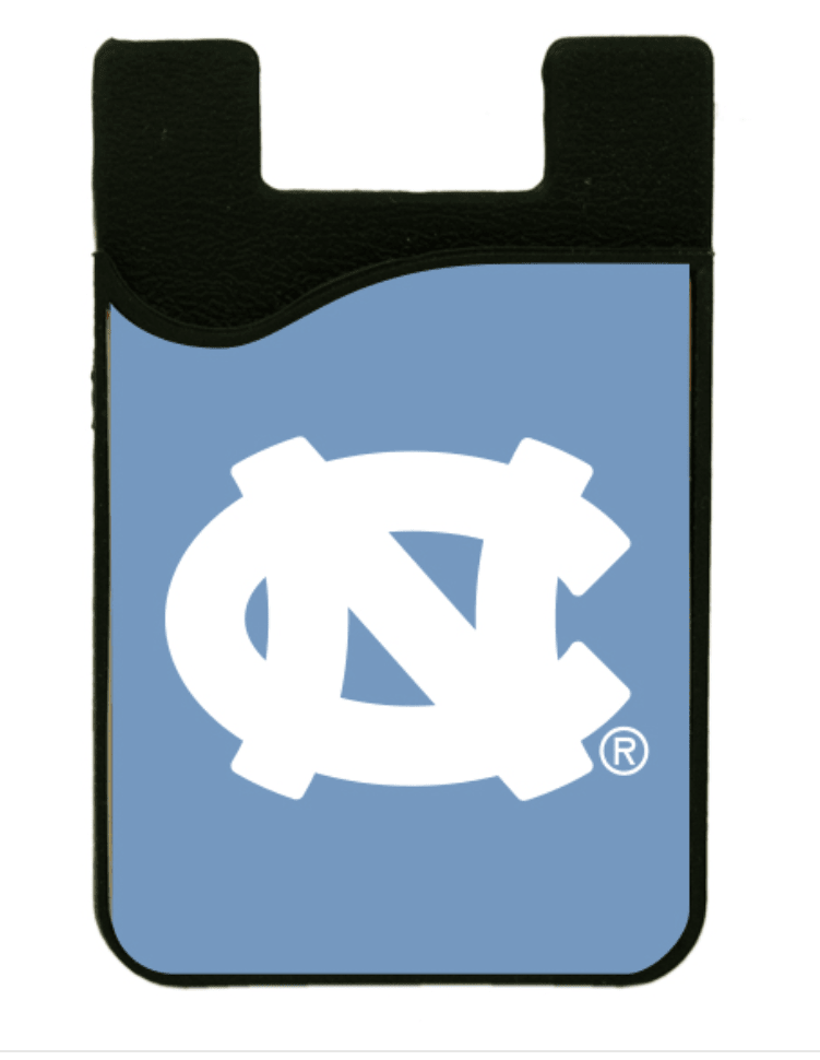 UNC phone card wallet for Chapel Hill students and Tar Heels acceptance gifts