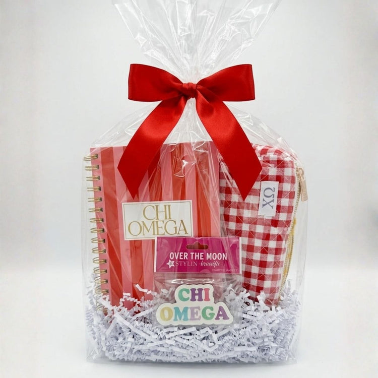 Chi Omega sorority gift bundle