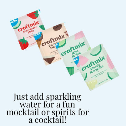craft mix packets to make cocktails or mocktails