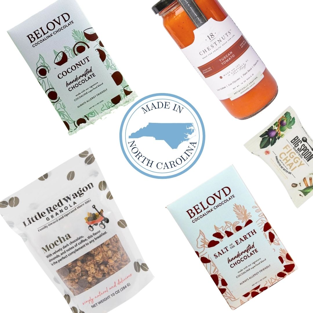 Healthy Indulgence Gift Set – NC Artisan Snacks + Herbal Tea