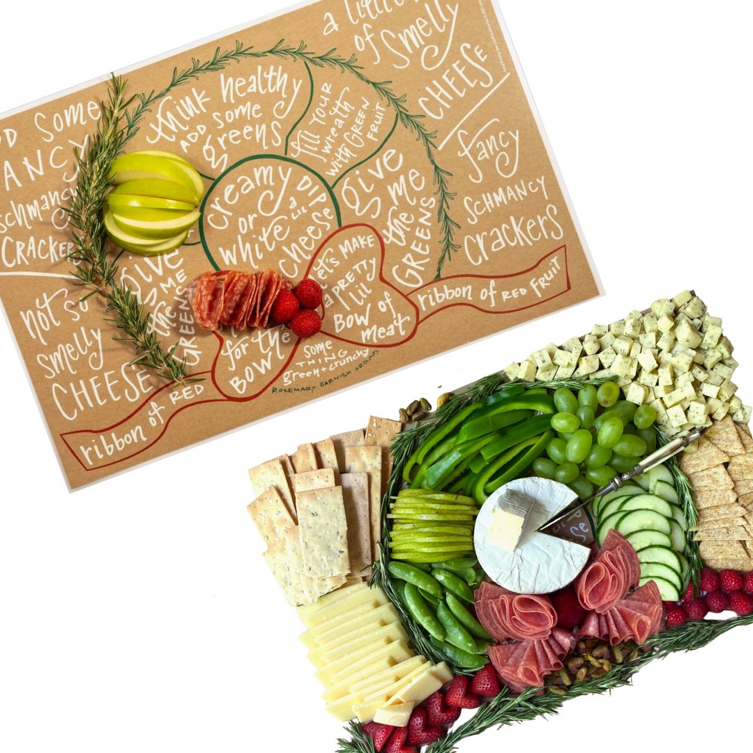 The Carolina Holiday Host Gift Basket – Featuring Festive NC Treats & Reusable Charcuterie Mat