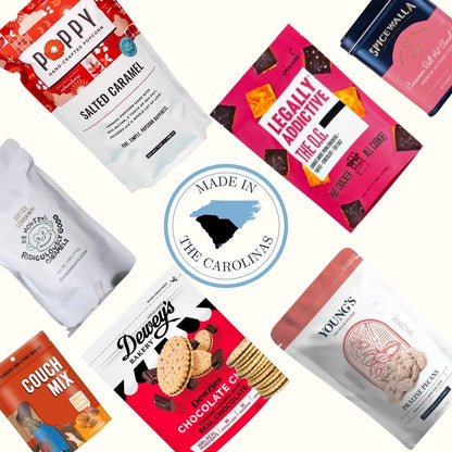 Carolina Sweet Indulgence – Deluxe Gourmet Gift Basket Featuring NC & SC Artisan Treats