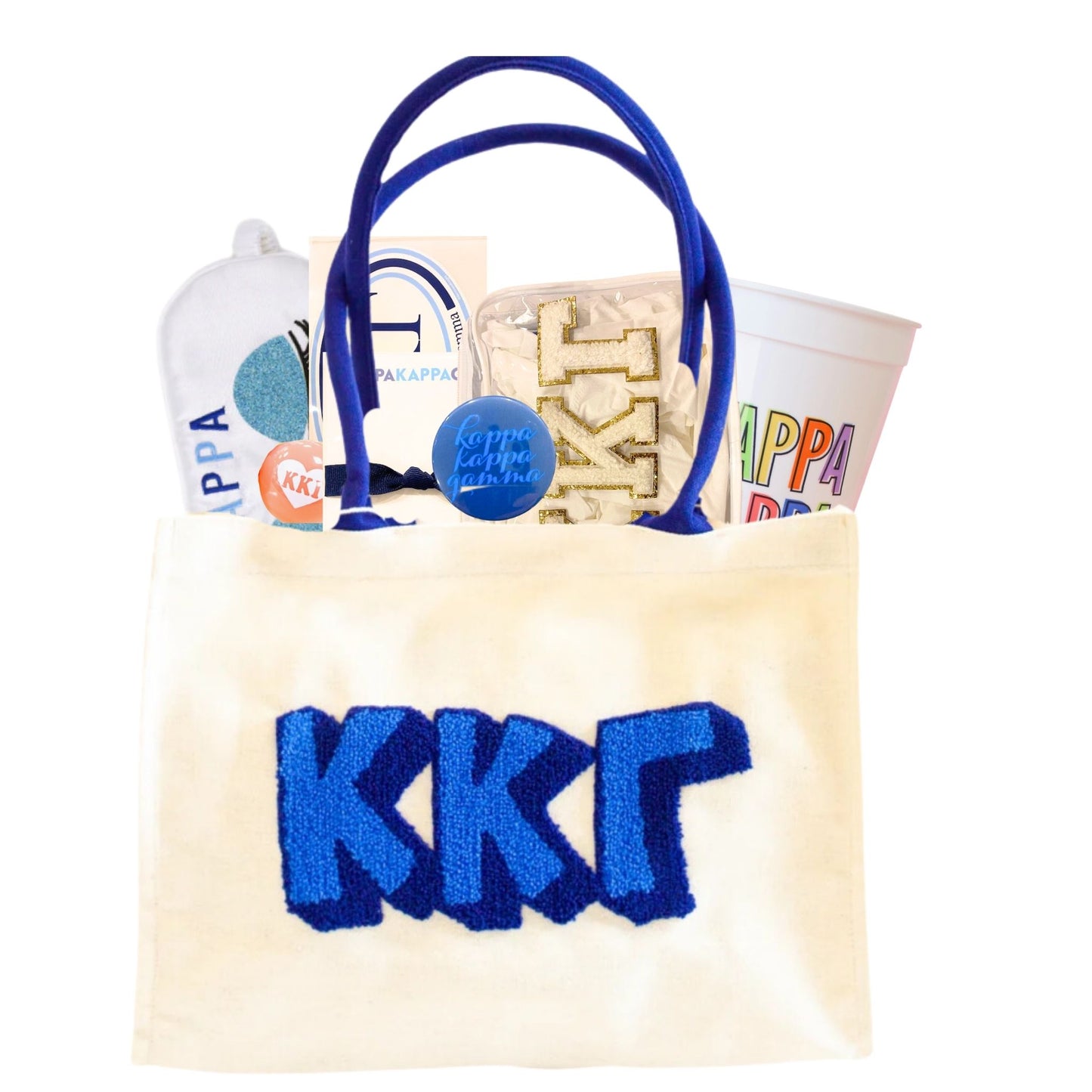 kappa kappa gamma gift set for sorority sisters on bid day, big/lil reveal, initiation and more.