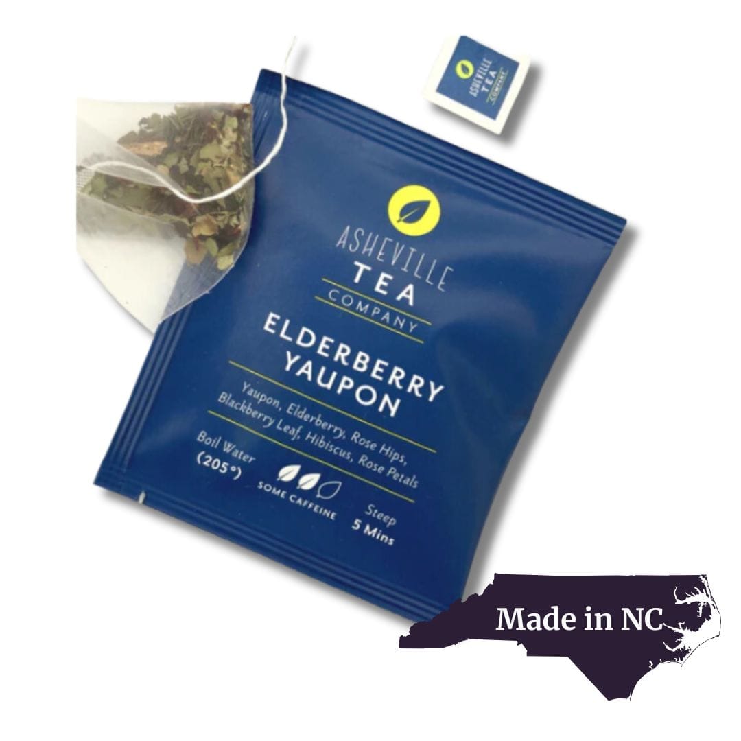 Asheville Tea Company sustainable farm-to-teacup teas featured in Handpicked Gifts NC gift baskets