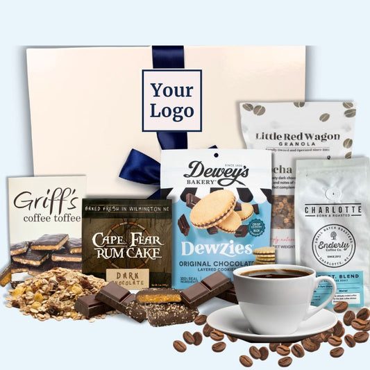 gourmet gift box with custom logo for nc corporate gifts