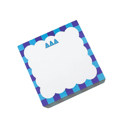  Delta Delta Delta notepad with Greek letters for UNC Chapel Hill students