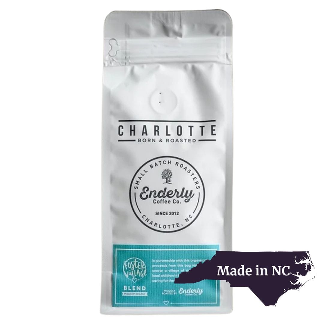 Enderly Coffee Charlotte-roasted State Street Blend coffee featured in Handpicked Gifts NC gift sets