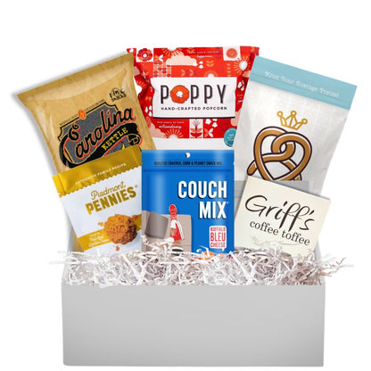 Carolina artisan gift box with North Carolina gourmet snacks and small-batch treats