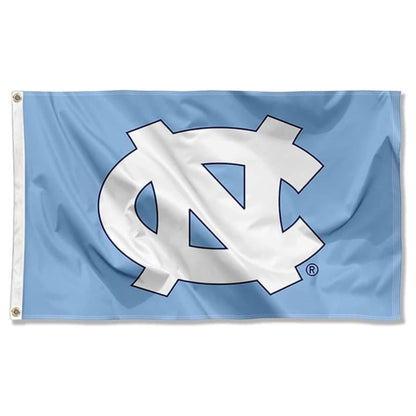 UNC Carolina Blue flag for Chapel Hill dorm rooms, tailgates, and Tar Heels fans