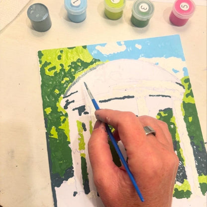 UNC Old Well paint by number kit in progress for Chapel Hill students and alumni
Next product!



