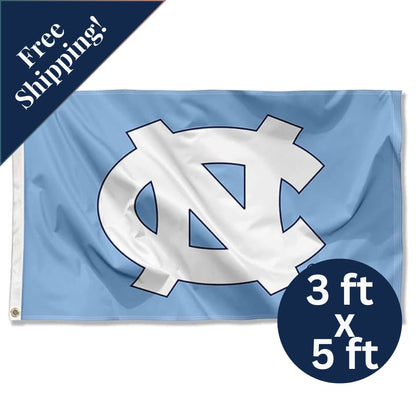 UNC Tar Heels flag 3x5 for Chapel Hill students and game day displays